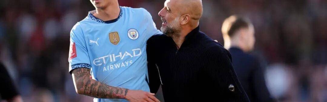 6连胜全首发+2球4助攻！瓜帅点石成金，两大新人能助曼城卫冕？