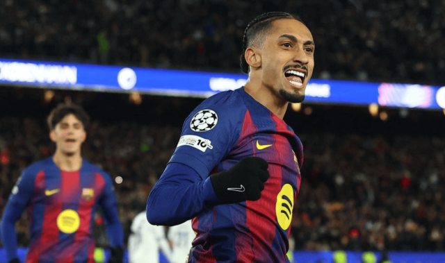 一场4-1完成逆袭好戏，西甲豪门升到第5，直接晋级欧冠淘汰赛