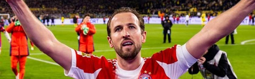 凯恩距德甲单赛季进球纪录仅差11球，剩余10场剑指莱万神迹