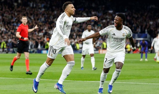 姆巴佩梅开二度，皇家马德里，6：1大胜摩纳哥