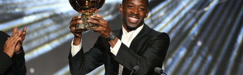 登贝莱捧起金球奖！这一刻，足球看上去更纯粹了