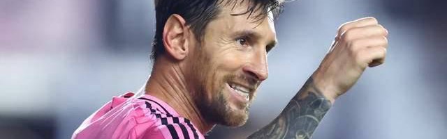 梅西38岁再创辉煌：头球破门 美职联30球全场欢呼