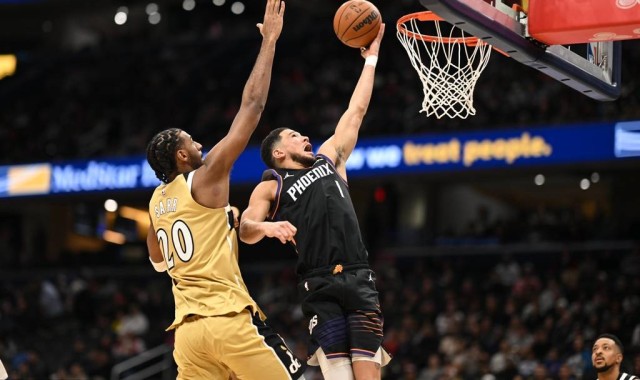 布克22+6+5布鲁克斯26分 太阳擒奇才4连胜