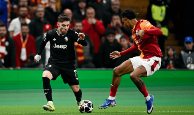 爆冷，尤文图斯2-5惨败加拉塔萨雷，欧冠附加赛首回合濒临出局